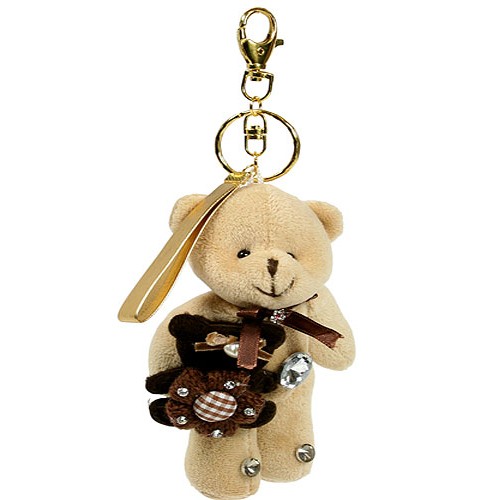 Key Chain Pack - Teddy Bears - Cream - KC-GEB04CM